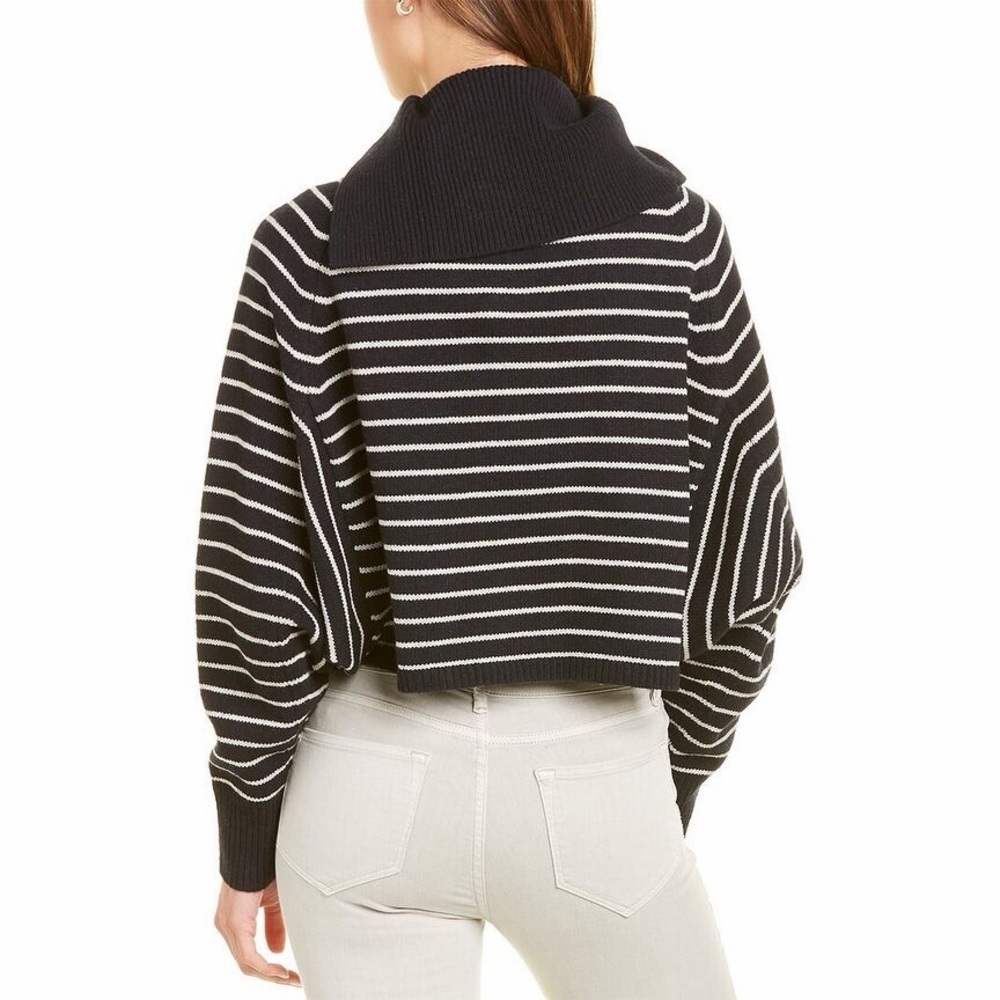 Allsaints Maddie Cropped Wool-Blend Sweater - Picture 2 of 8